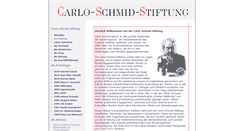 Desktop Screenshot of carlo-schmid-stiftung.de