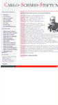 Mobile Screenshot of carlo-schmid-stiftung.de