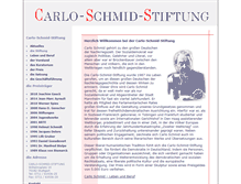 Tablet Screenshot of carlo-schmid-stiftung.de